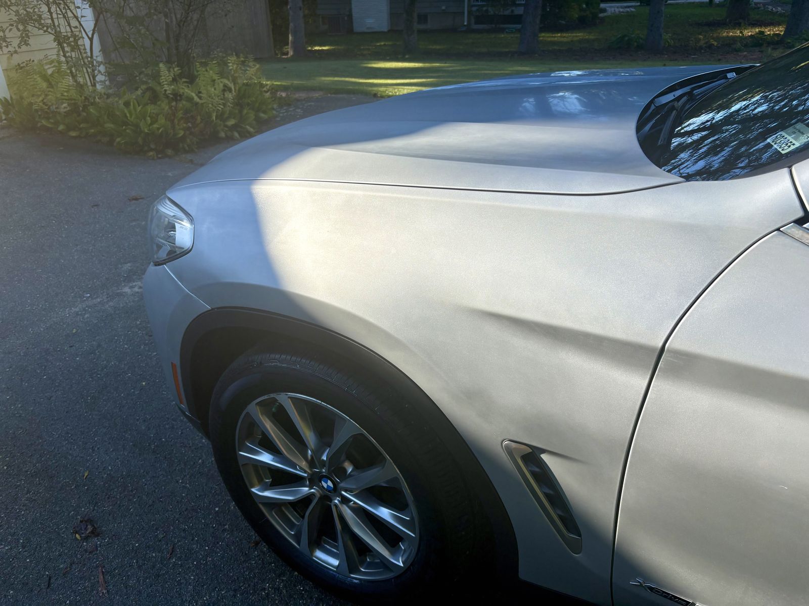 Front fender and hood