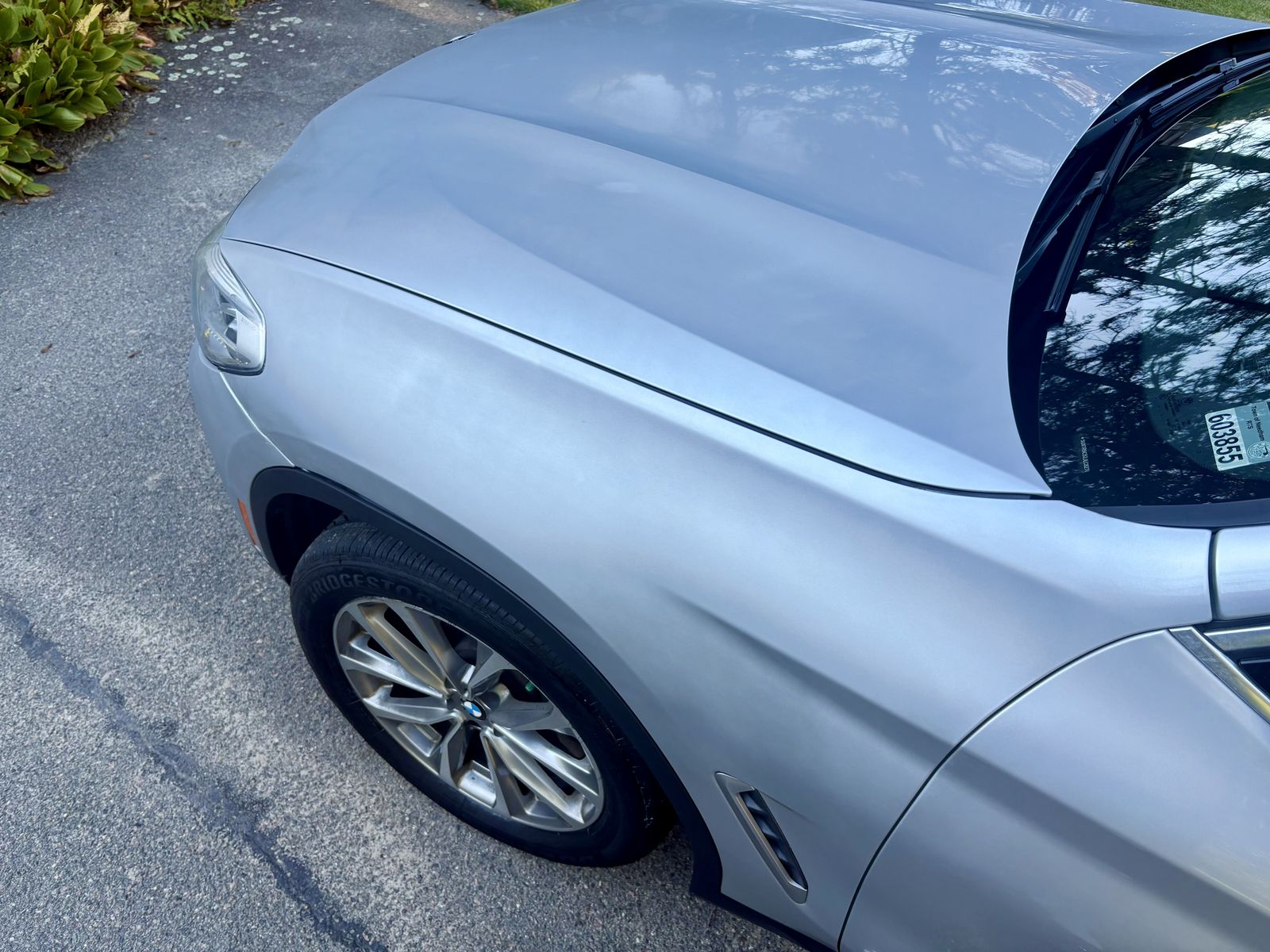 Front fender and hood